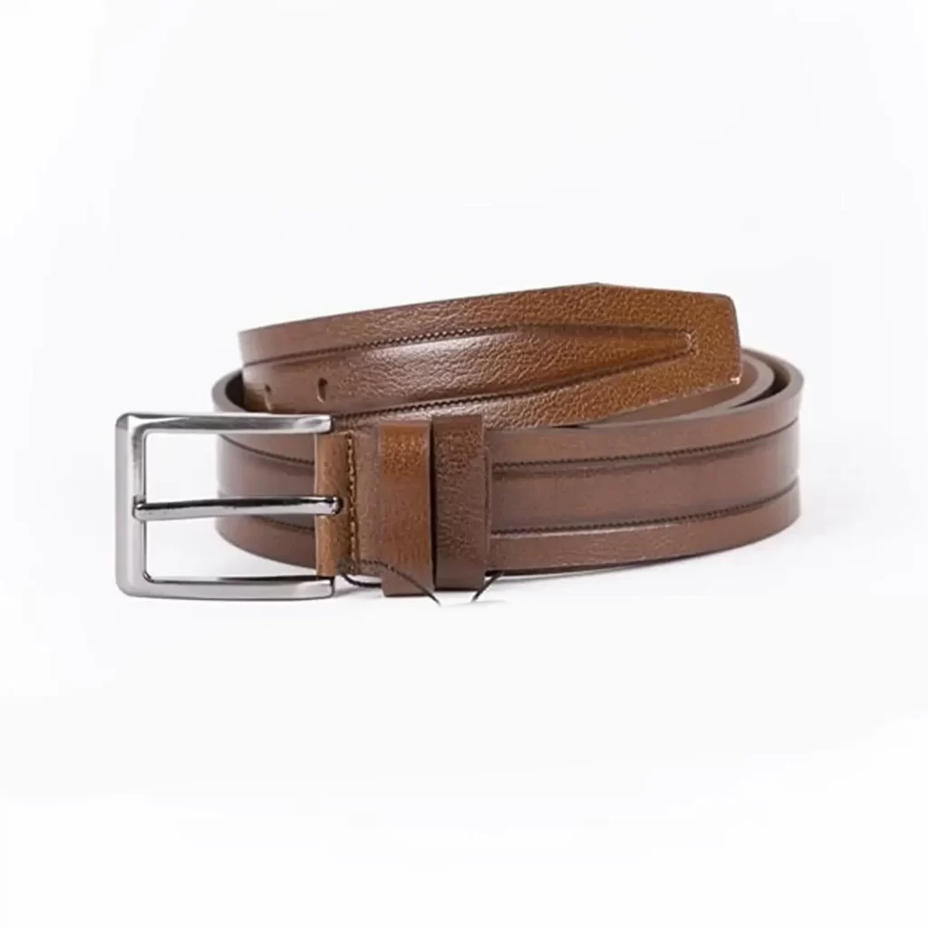 Buy Brown Mens Belt Jeans Grain Leather Leatherbeltsonline