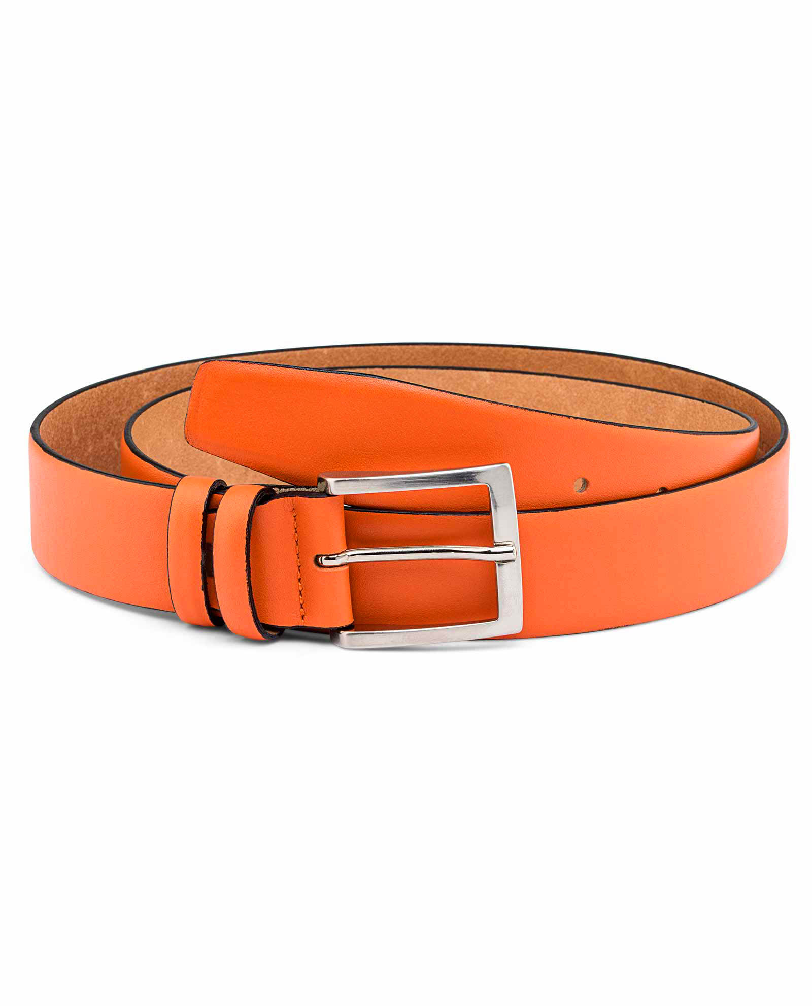 Buy Orange Womens Belt - Smooth Leather - Free Shipping!