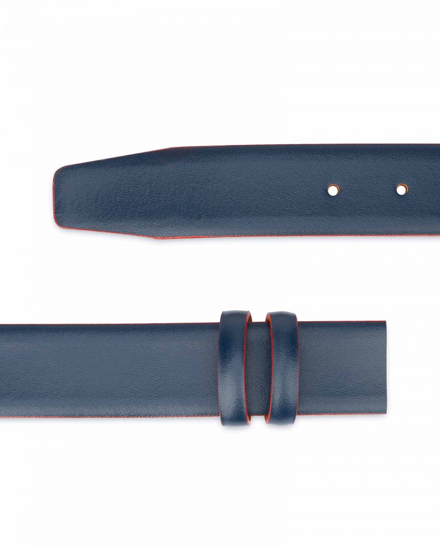 1-3-8-inch-Blue-Leather-Belt-Strap-with-Red-Edges-Italian-leather
