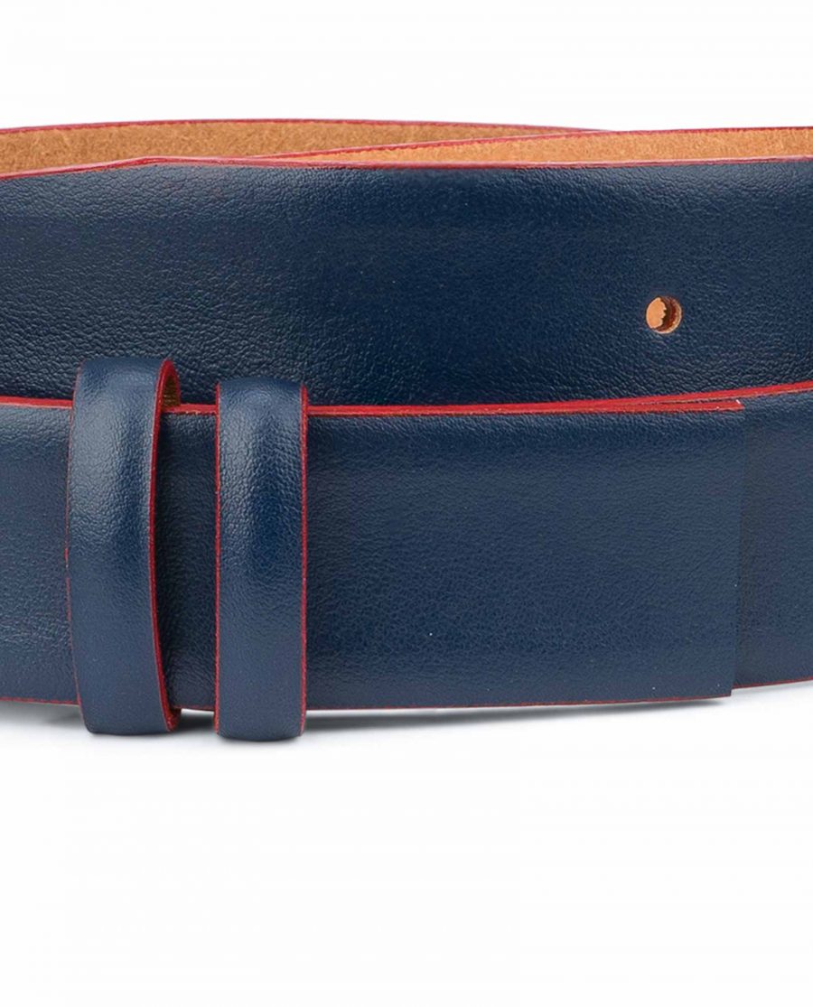 1-3-8-inch-Dark-Blue-Leather-Belt-Strap-with-Red-Edges