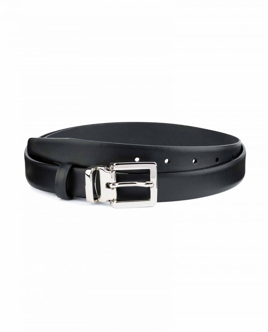 1-inch-Black-Leather-Belt-25-mm-Italian-Buckle-Capo-Pelle