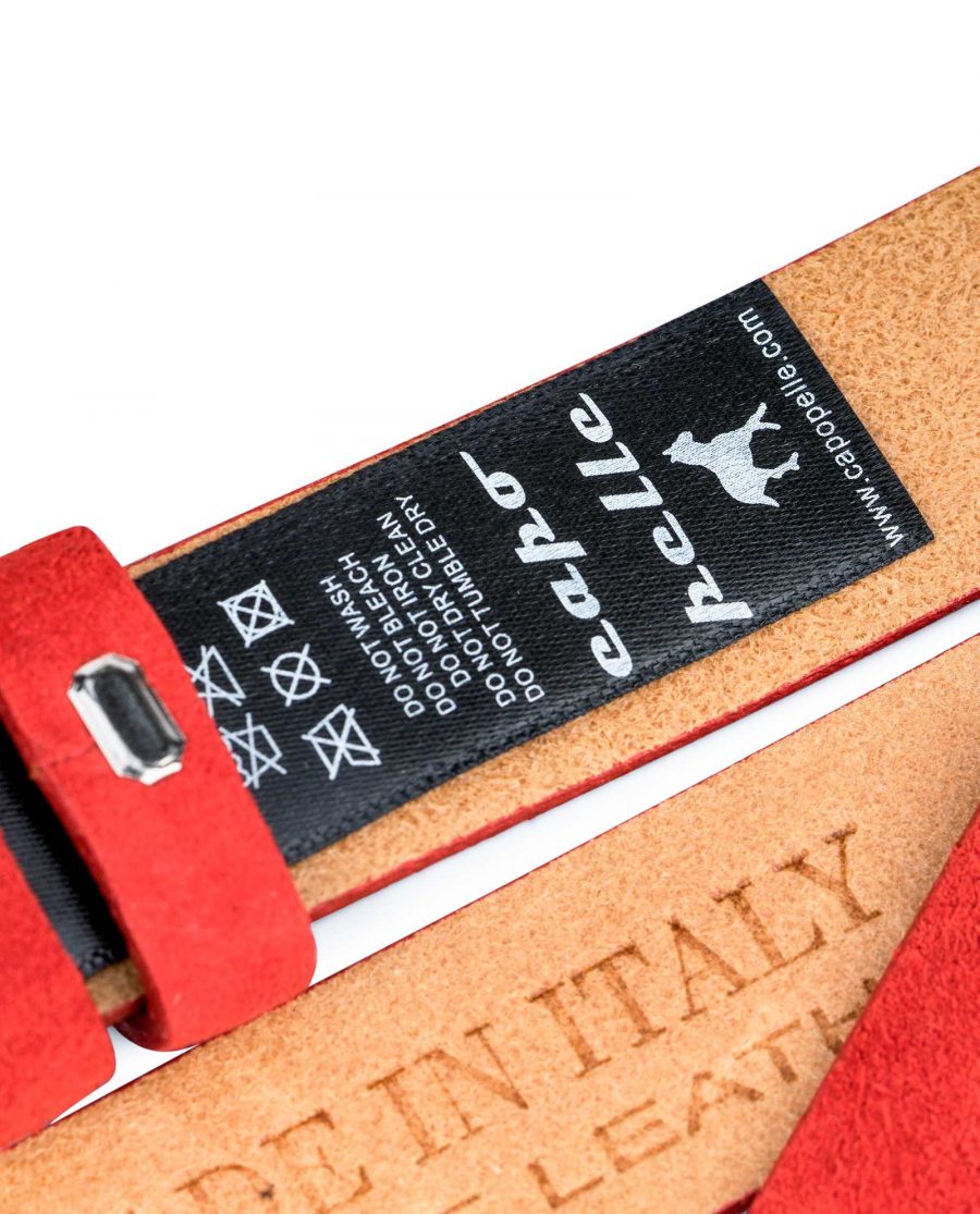 1-inch-Red-Suede-Belt-Strap-Replacement-Care-label