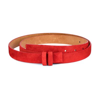 1-inch-Red-Suede-Belt-Strap-Replacement-First-image