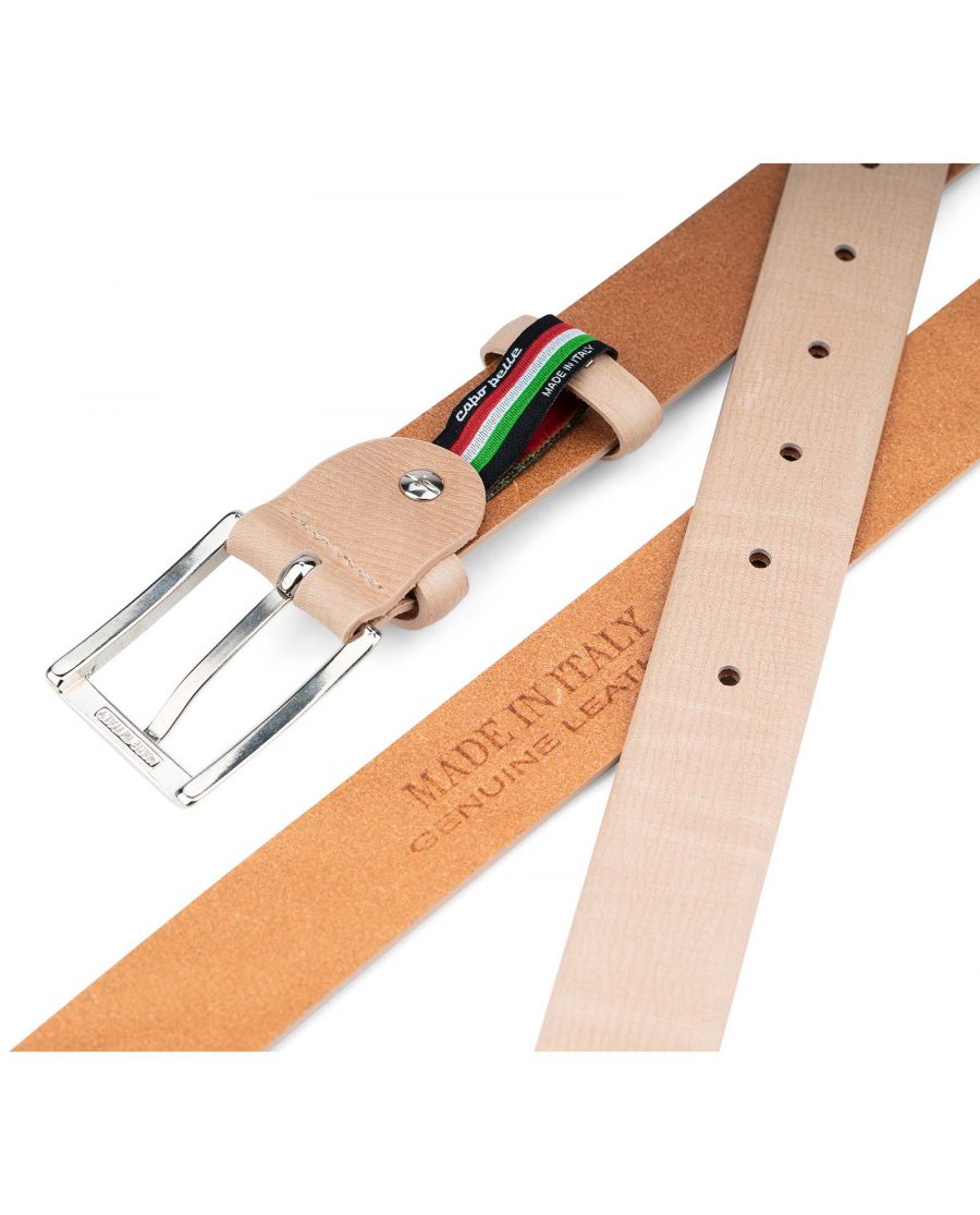 Beige-Leather-Belt-for-Men-by-Capo-Pelle-30-mm-1-1-8-inch-From-the-Top-1