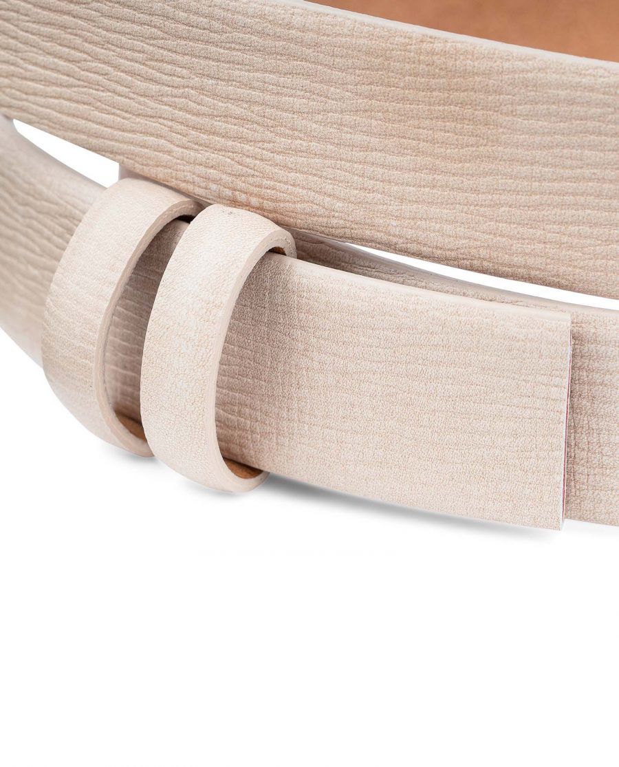 Beige-Leather-Replacement-Belt-Strap-30-mm-by-Capo-Pelle-Belt-holders-loops