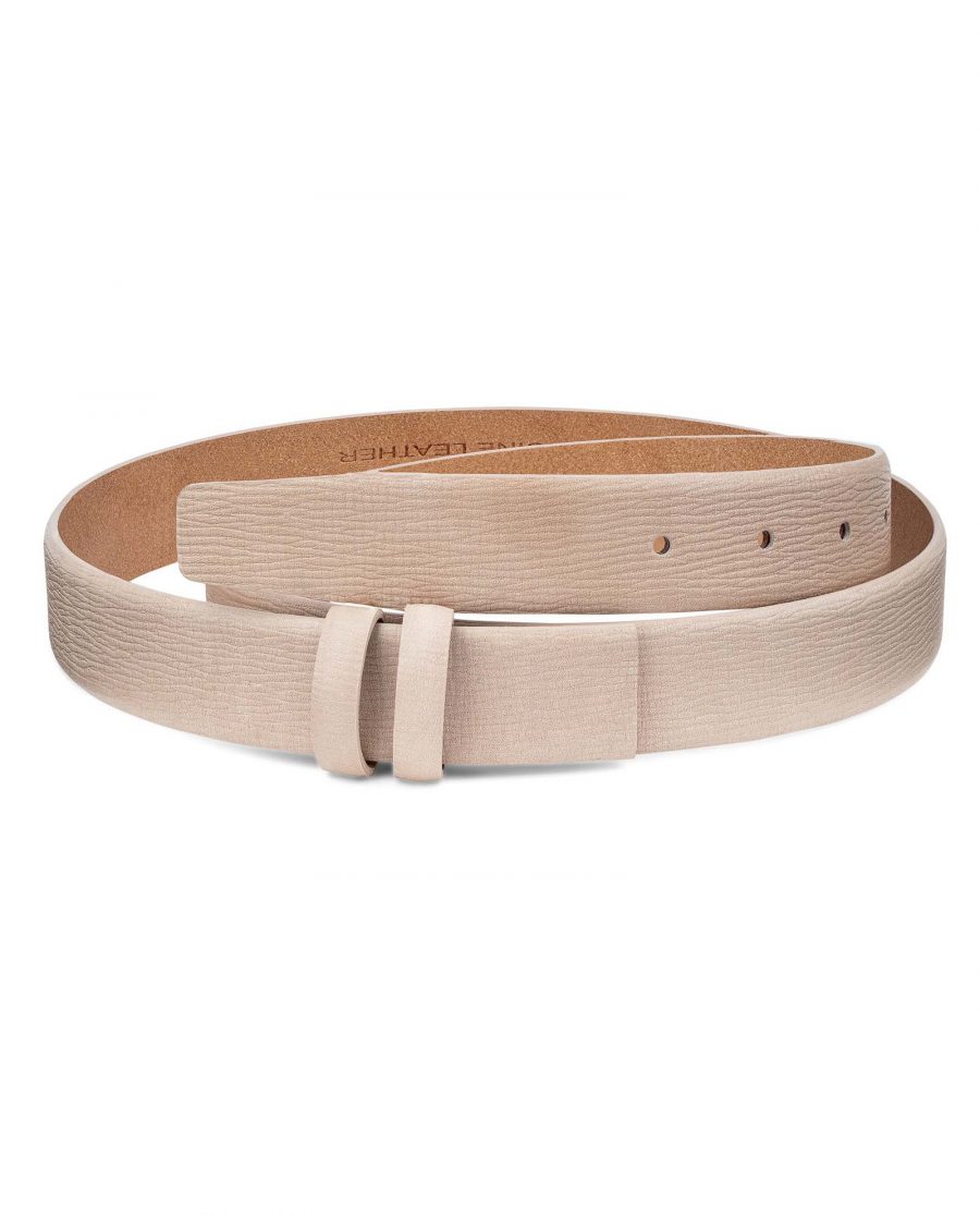 Beige-Leather-Replacement-Belt-Strap-30-mm-by-Capo-Pelle-Main-image