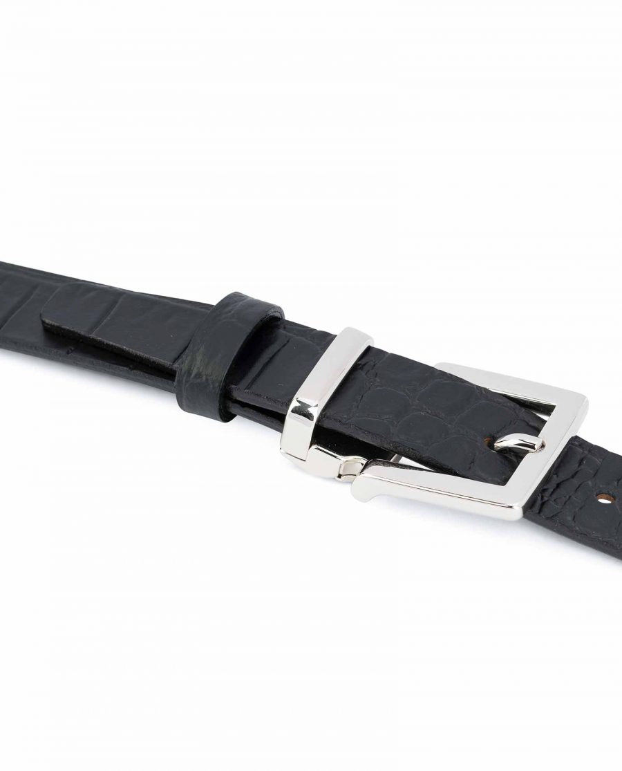 Black-Croco-Belt-1-inch-Embossed-Leather-Italian-buckle