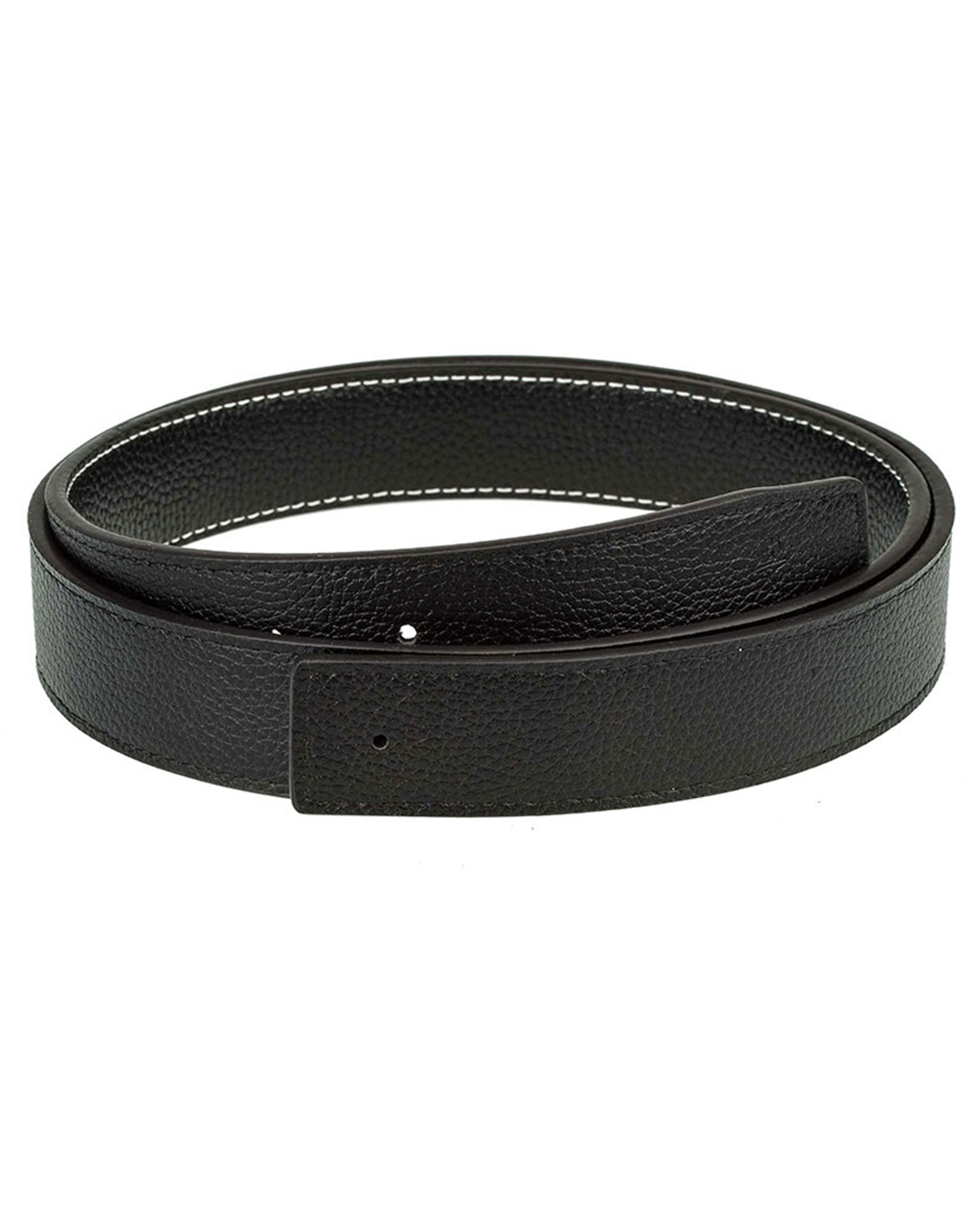 Buy Black H Belt Strap | For 32 mm Buckles | LeatherBeltsOnline.com