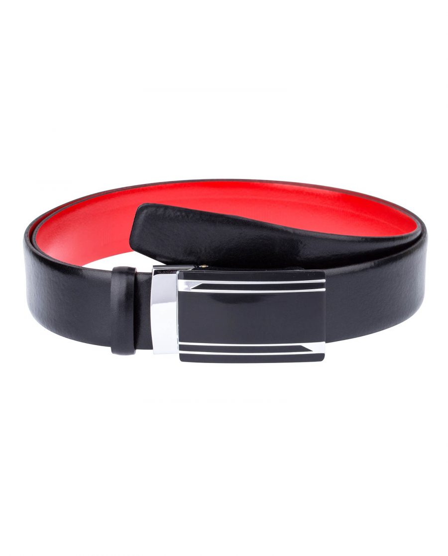 Black-Red-Slide-Belt-by-Capo-Pelle-First-picture