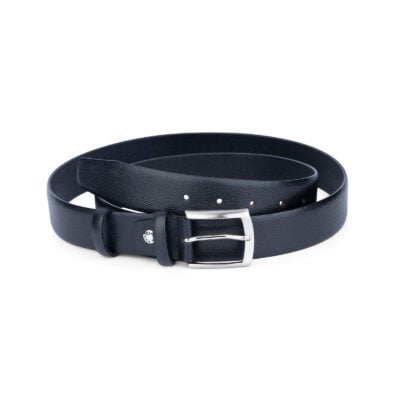 Black Saffiano Classic Leather Belt 1