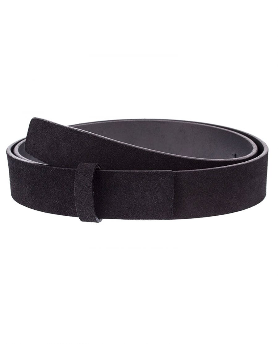 Black-Suede-Belt-Strap-Classic-Front