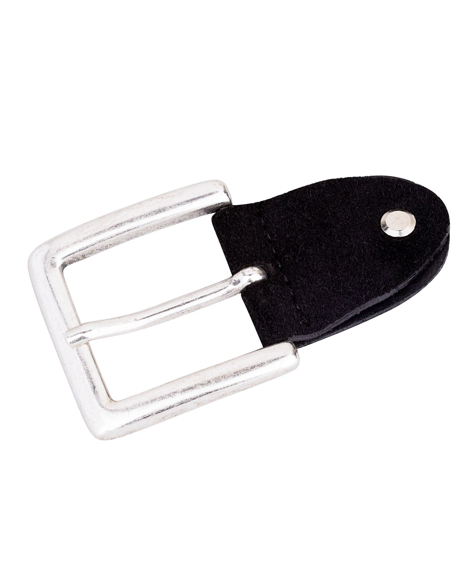 Buy Pin Belt Buckle - Blue suede 40 mm Hardware - LeatherBeltsOnline.com