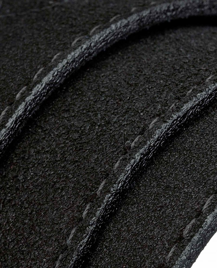 Black-suede-luxury-belt-rolled
