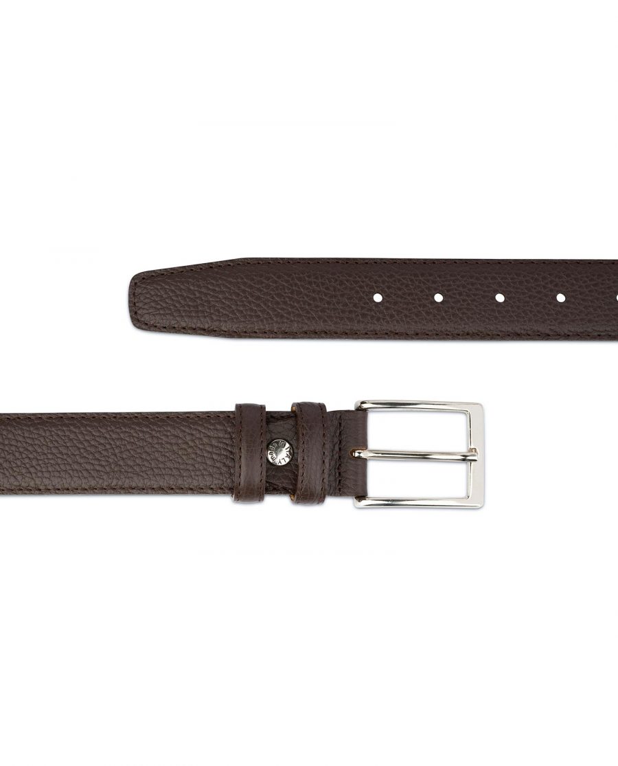 Brown Leather Belt for Men 2