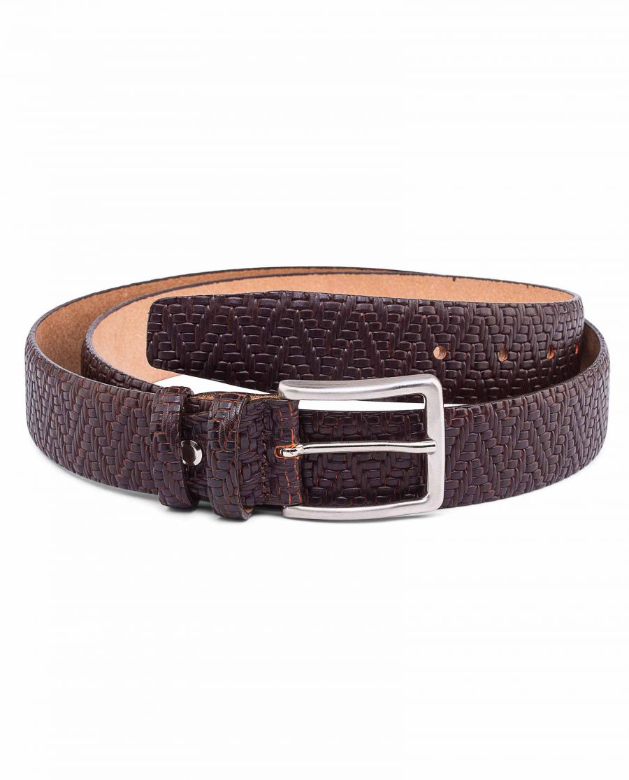 Brown-Mens-Formal-Belt-Exclusive-by-Capo-Pelle-Main-picture