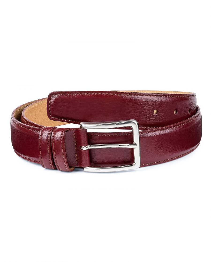 Burgundy-Leather-Belt-by-Capo-Pelle-First-picture
