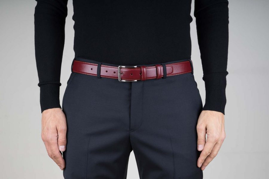 Burgundy-Leather-Belt-by-Capo-Pelle-Live-on-Pants