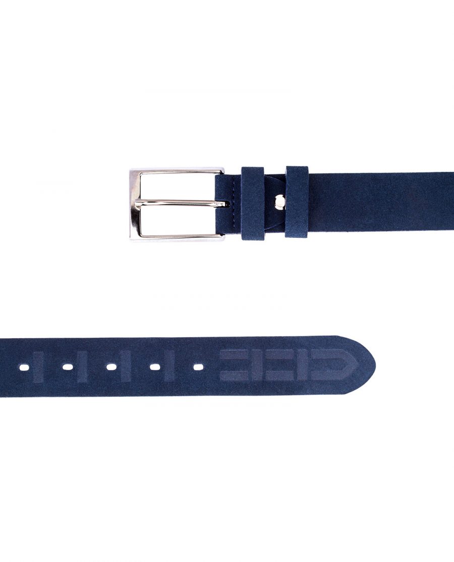 Capo-Pelle-Blue-suede-belts-for-men-Embossed-Italian-leather-Fro-mthe-top