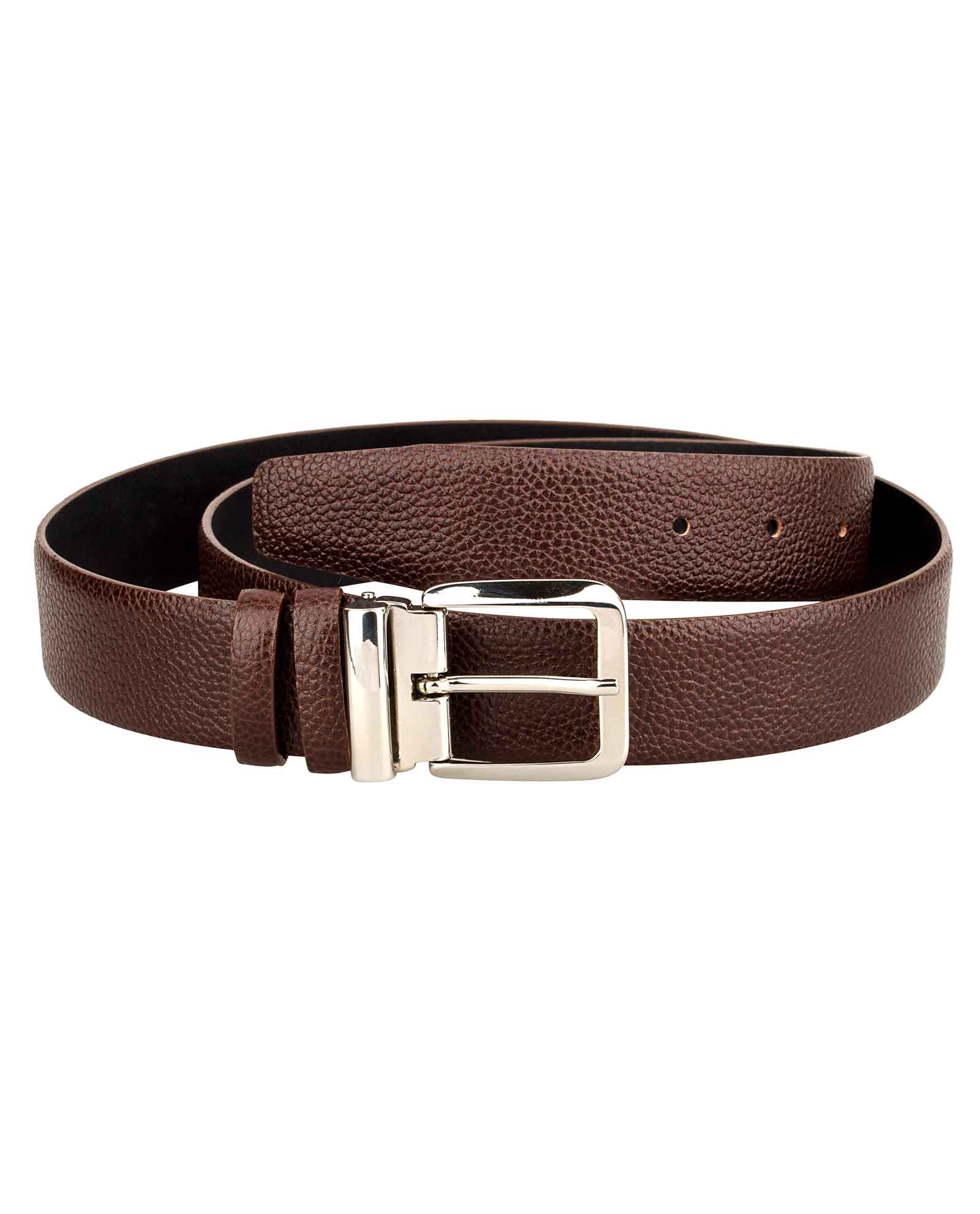 Buy Men's Brown Leather Belt - Made in Italy - Free Shipping