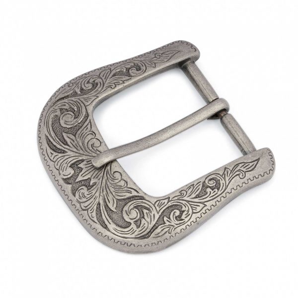 A505S NB Hand Polished Reversible Belt Buckle Fits 1-3/8(35mm
