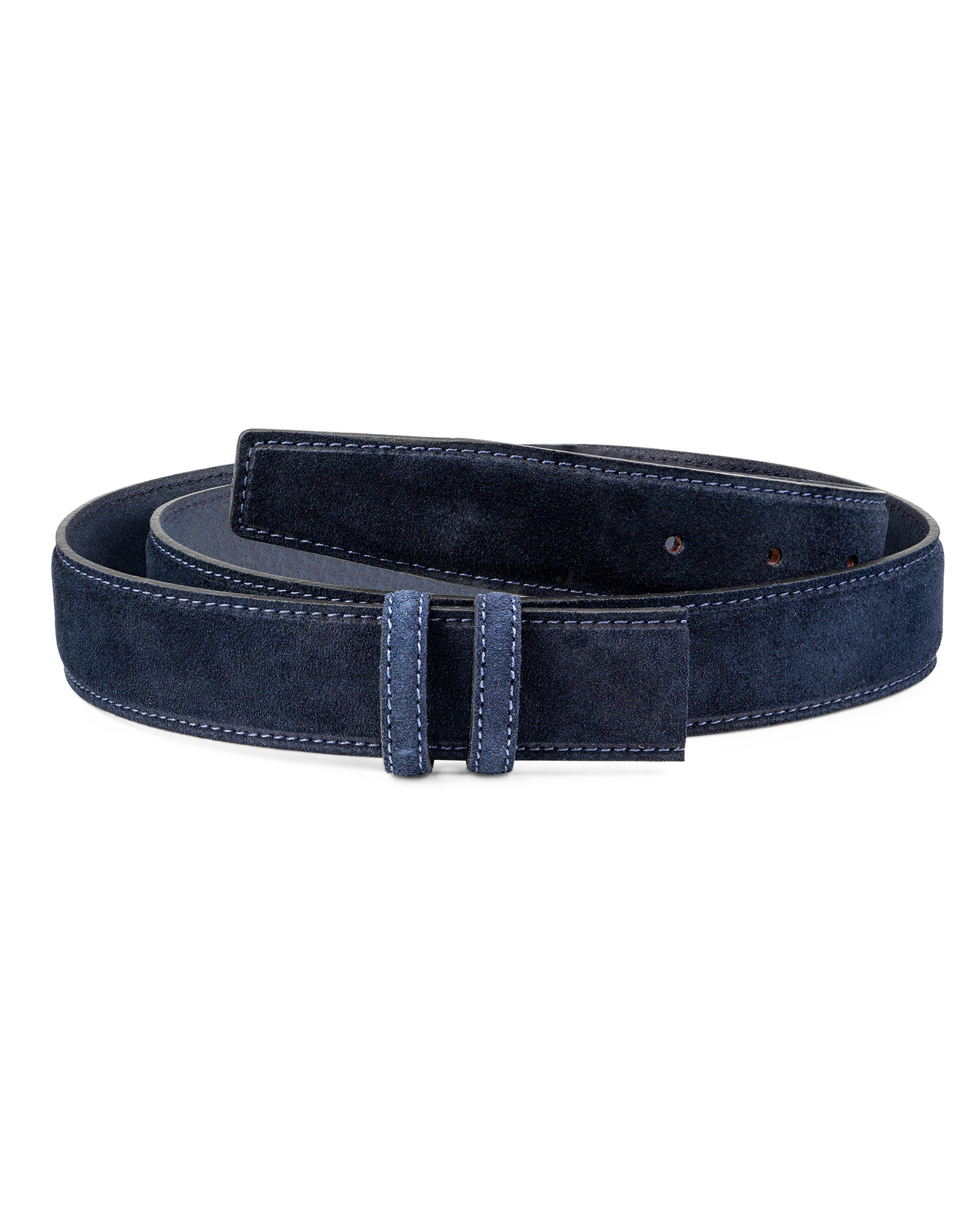 Buy Dark Blue Suede Belt Strap | 35 mm Wide | Free Shipping!