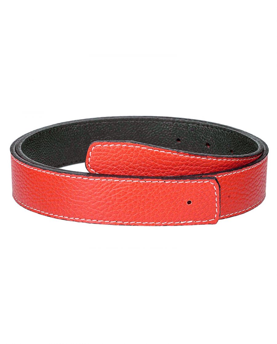 Dark-orange-h-belt-strap