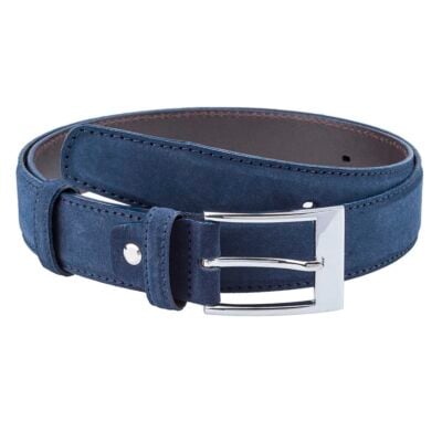 Dark-suede-navy-dress-belt