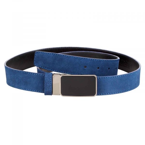 Designer-Blue-Suede-Belt-Main-image