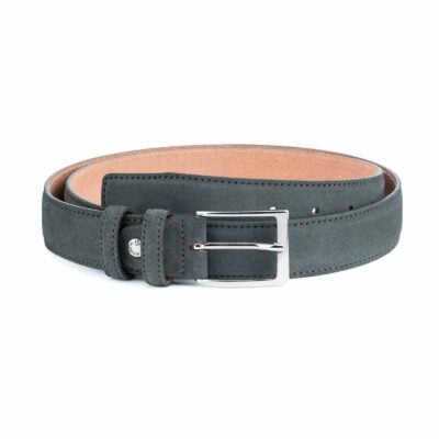 Gray-Suede-Belt-Mens-by-Capo-Pelle