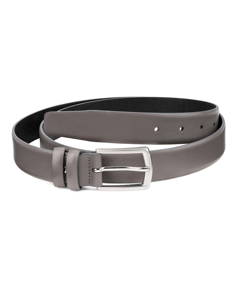 mens grey leather belt        
        <figure class=