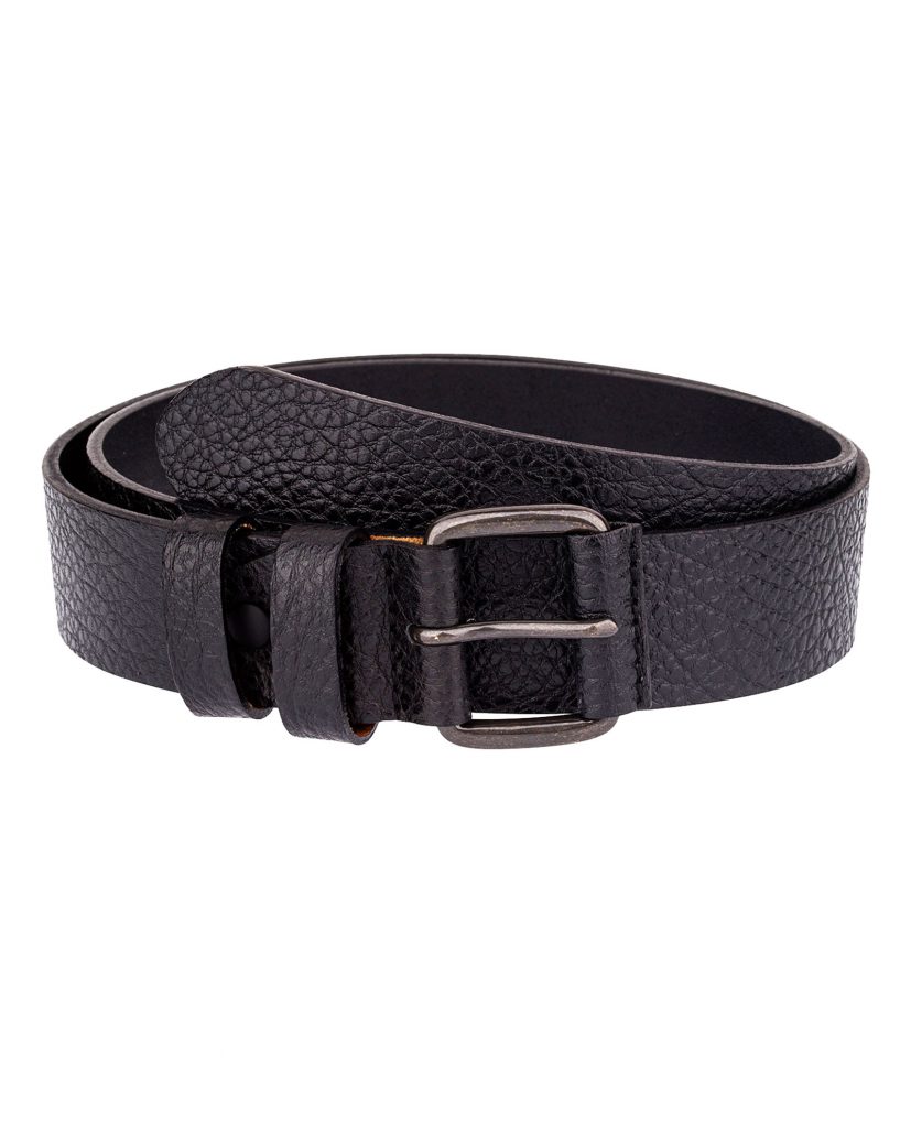 Buy Heavy Duty Belt in Black Cowhide - Italian Letaher ...