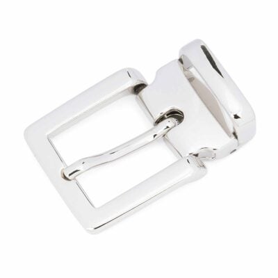 Italian-1-inch-Belt-Buckle-Square-Nickel-Clamp-on-Top-quality