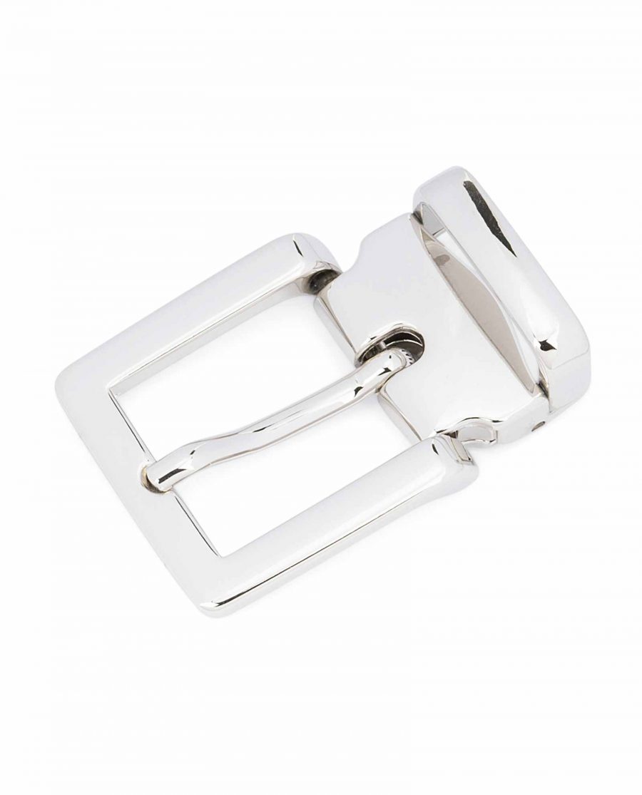 Italian-1-inch-Belt-Buckle-Square-Nickel-Clamp-on-Top-quality