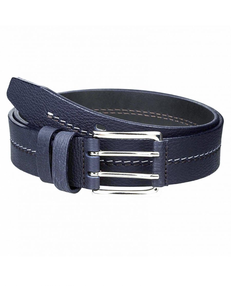 Luxury-navy-jeans-belt