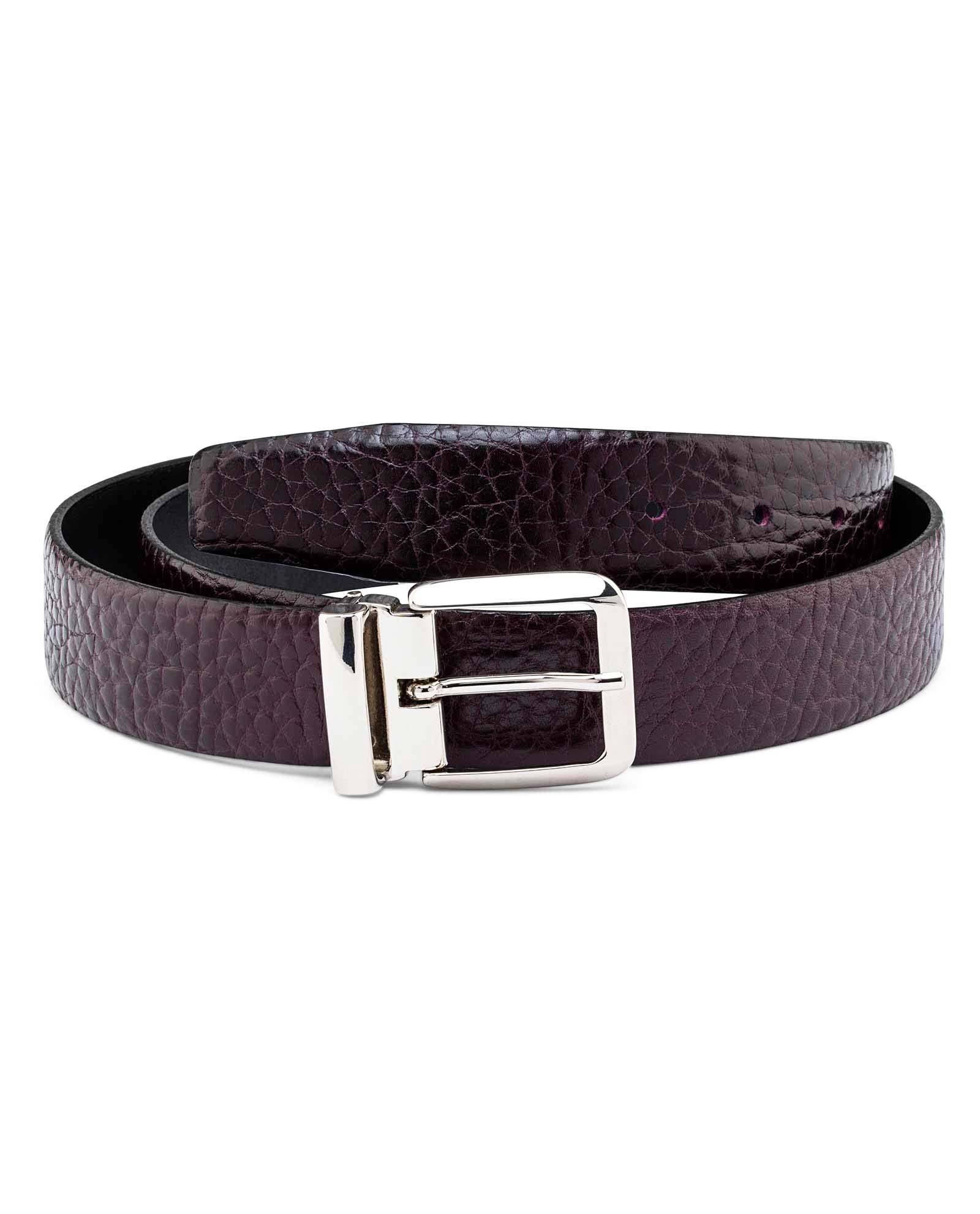 Buy Mens Cordovan Leather Belt | Capo Pelle | Free ship to United States