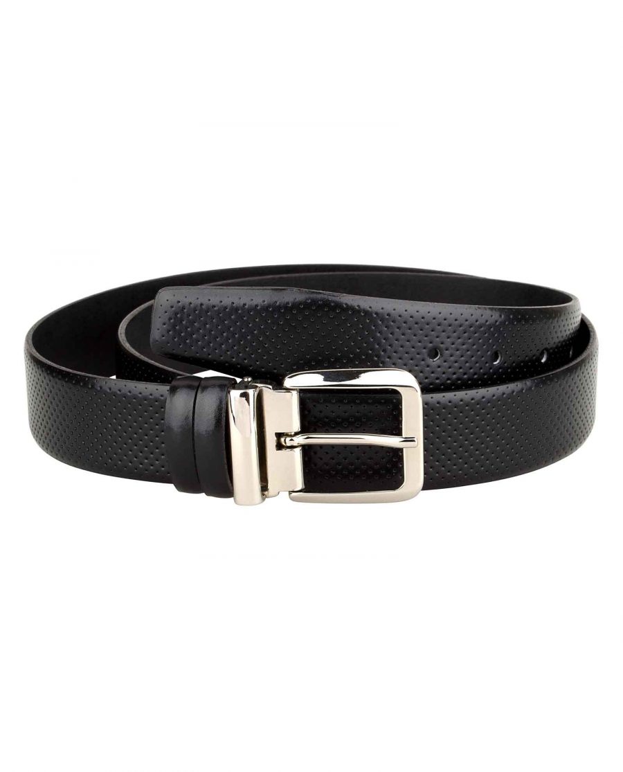 Mens-Perforated-Belt-Italian-Buckle-Main-picture
