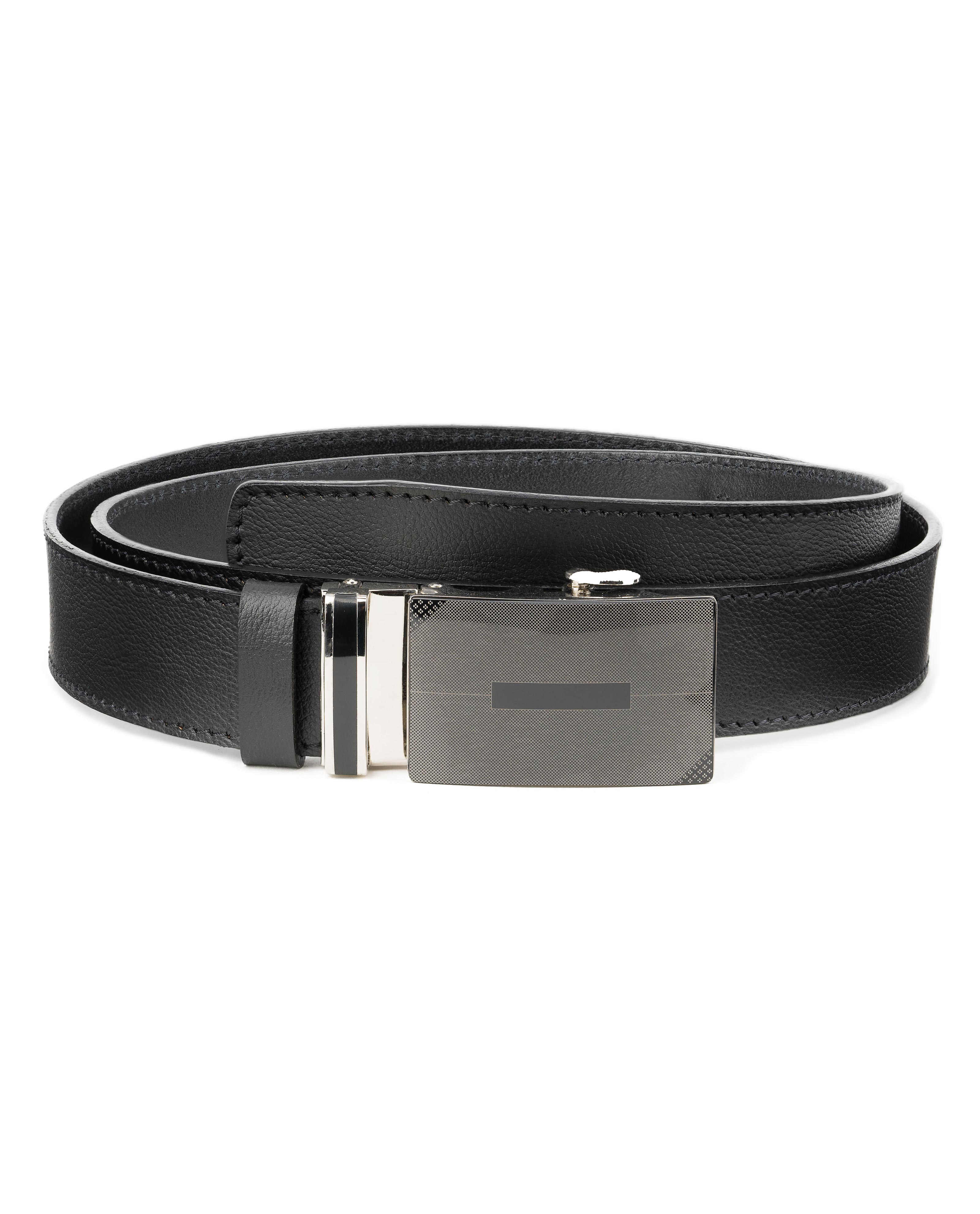 Buy Men's Ratchet Belt in Black Leather | Capo Pelle | Free Shipping