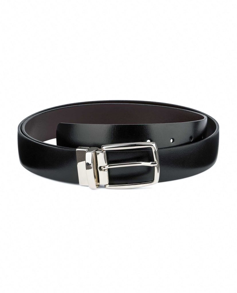 Buy Men's Reversible Swivel Buckle Belt | LeatherBeltsOnline.com