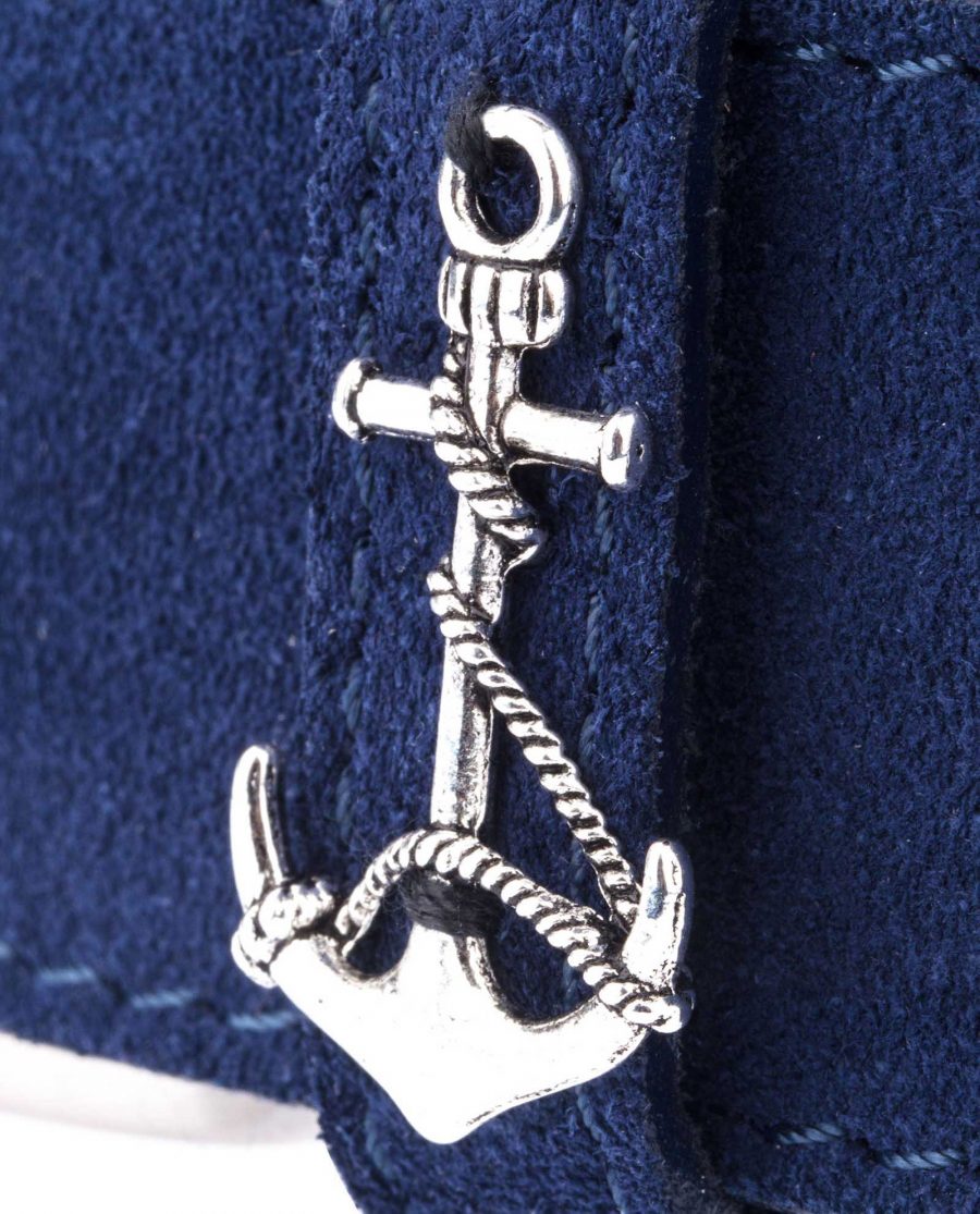 Navy-Suede-Belt-Anchor-Yacht-Marine-Anchor