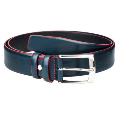 Navy-belt-with-red-edge