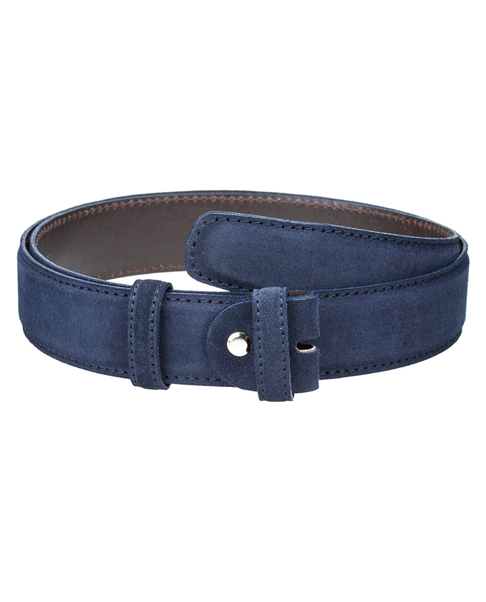 Buy Navy Suede Belt Strap - 35 mm Replacement Leather - Free Shipping
