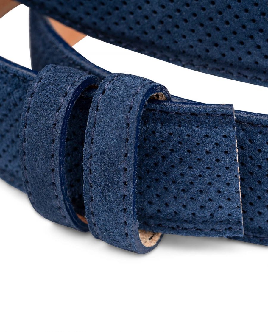 Perforated-Blue-Suede-Belt-Strap-1-3-8-inch-Wide-For-Men-Belt-holders-1