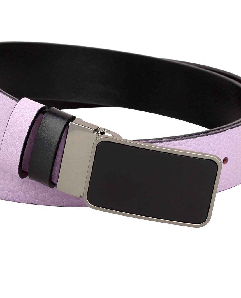 Buy Purple Designer Belt Reversible