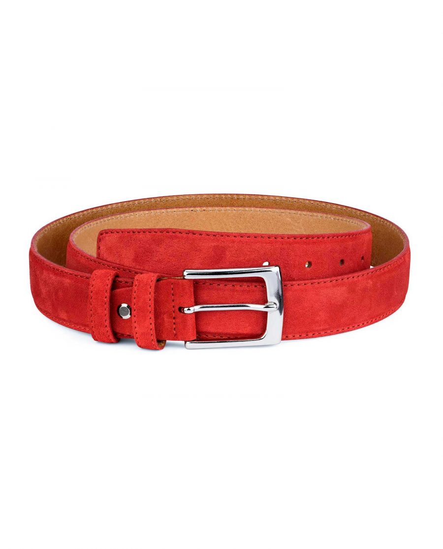 Red-Suede-Belt-by-Capo-Pelle-Main-picture