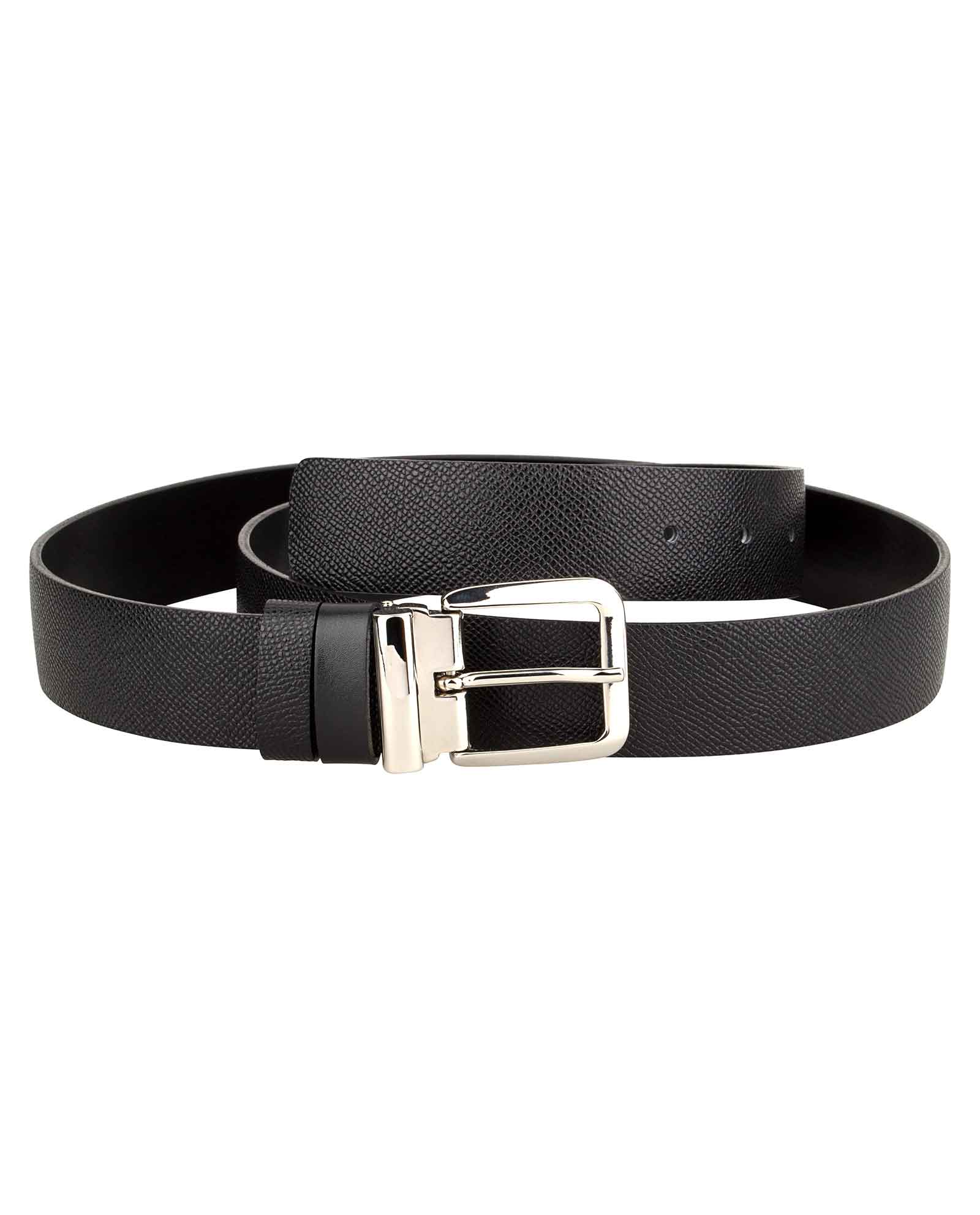 Buy Men's Black Reversible Leather Belt - Capo Pelle - Free Shipping!