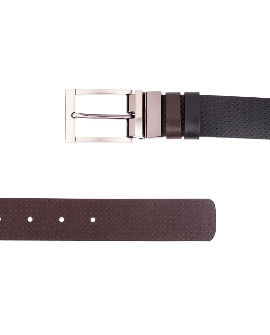 Reversible-Leather-Belt-Perforated-Both-ends