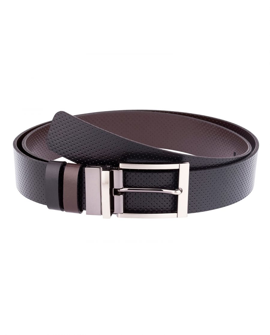 Reversible-Leather-Belt-Perforated-First-picture