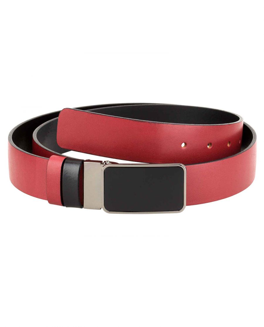 Reversible-Mens-Red-Belt-First-image