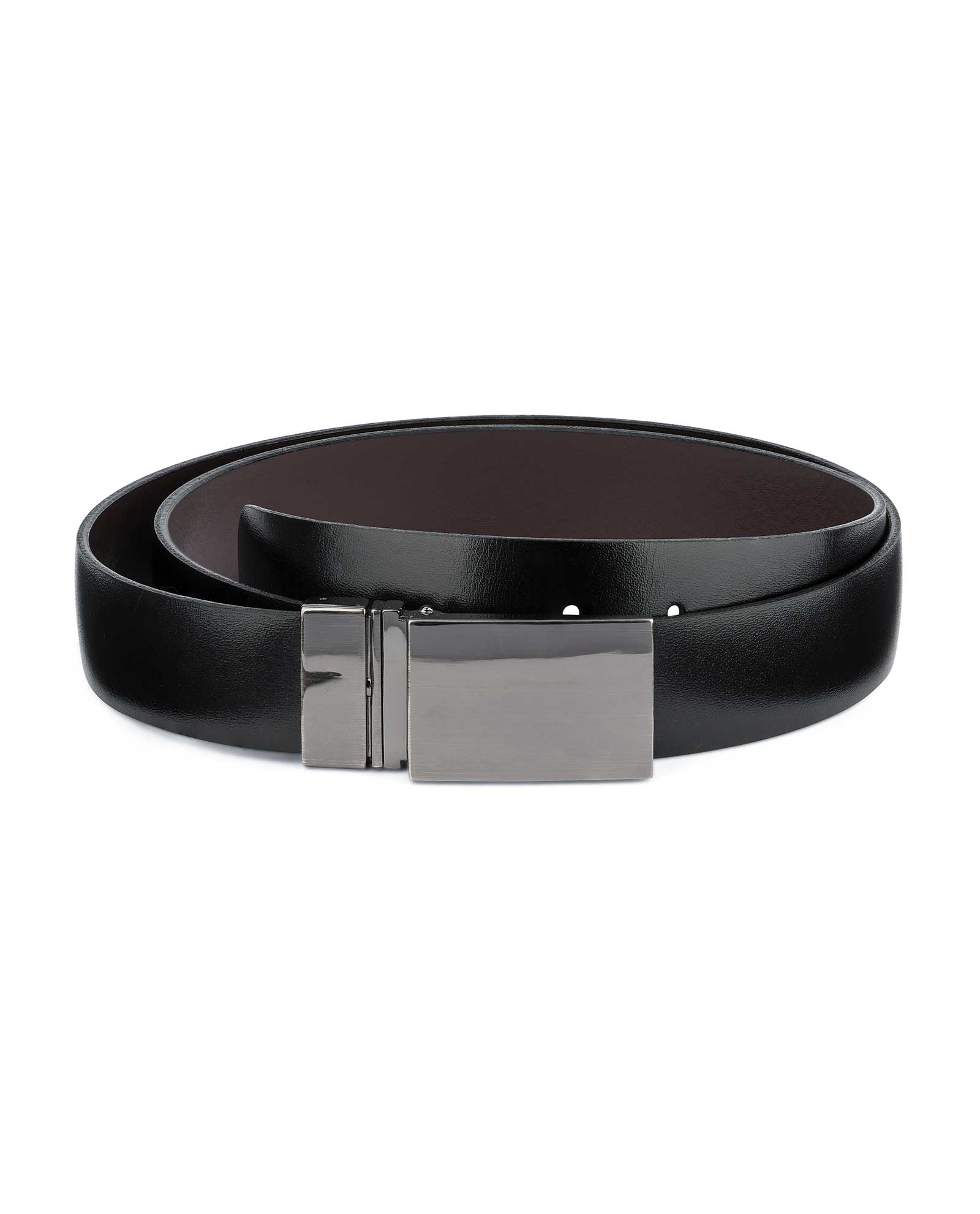 Reversible Leather Buckle Belt