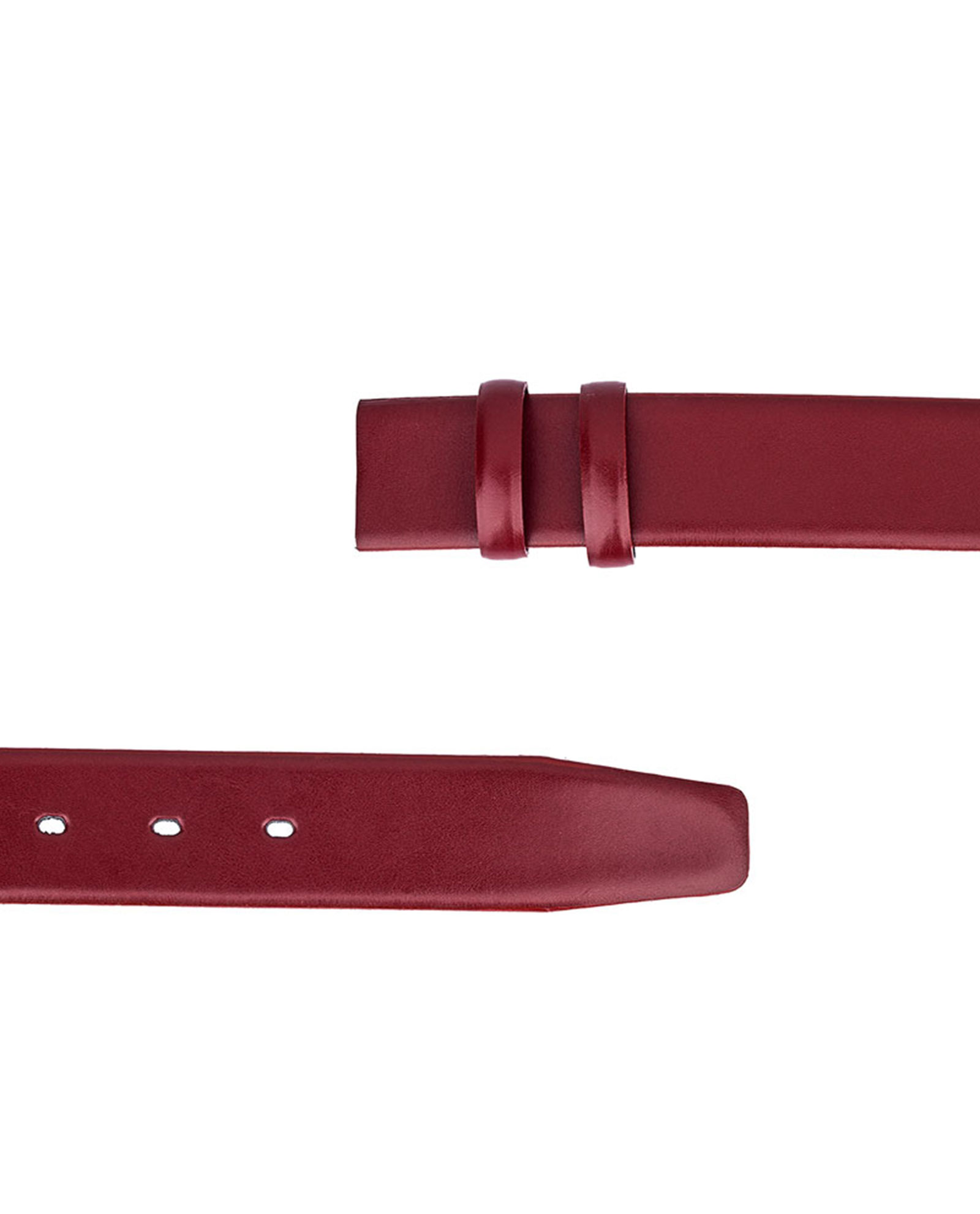 Buy Ruby Red Belt Strap - Adjustable Italian Leather - Freee Shipping